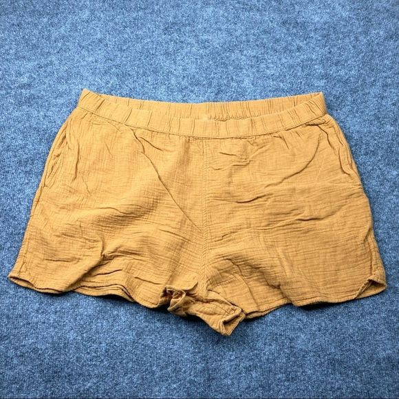 Universal Thread Linen cotton wide elastic waist shorts xxl - Picture 1 of 7